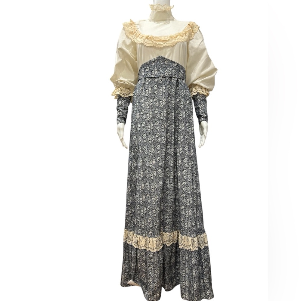 GUNNE SAX by Jessica vintage 1960’s Deadstock Jessica Mc Clintock Maxi Dress - Picture 3 of 15